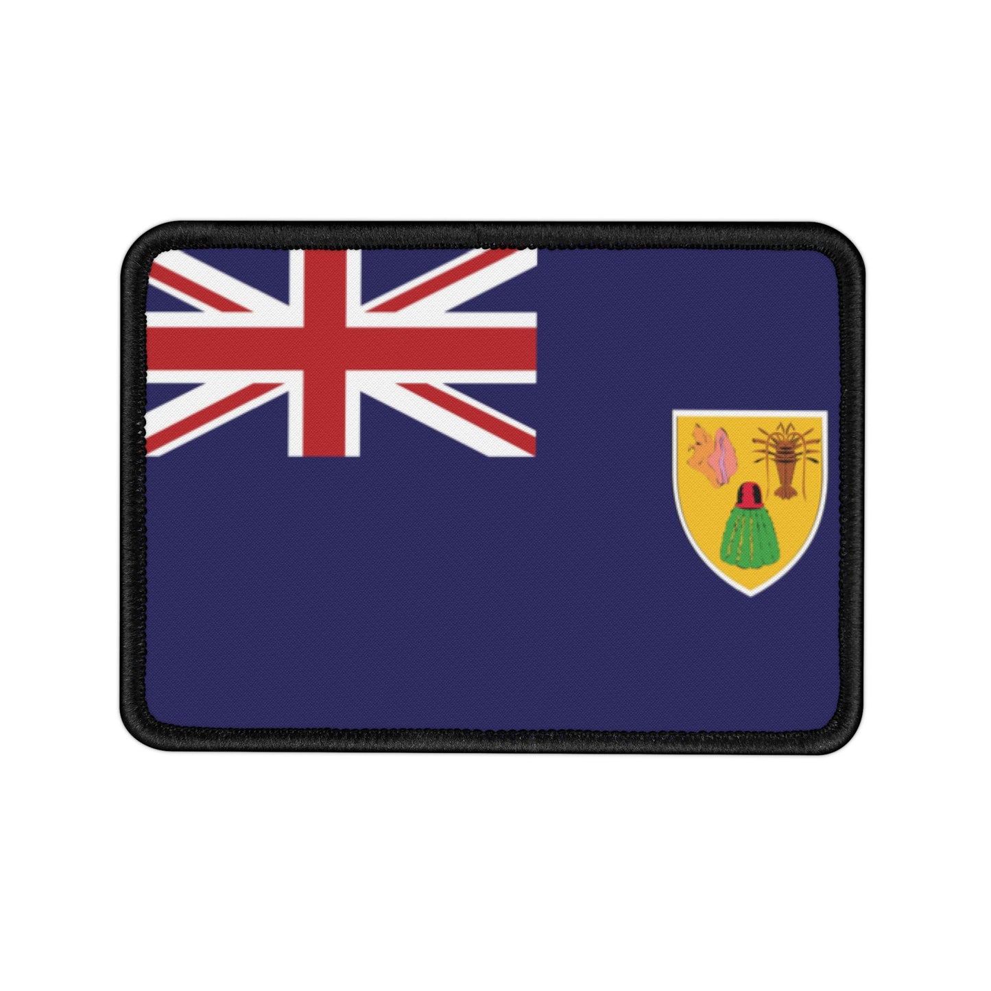 Flag Village Turks And Caicos Islands Flag Embroidery Iron-On Patches