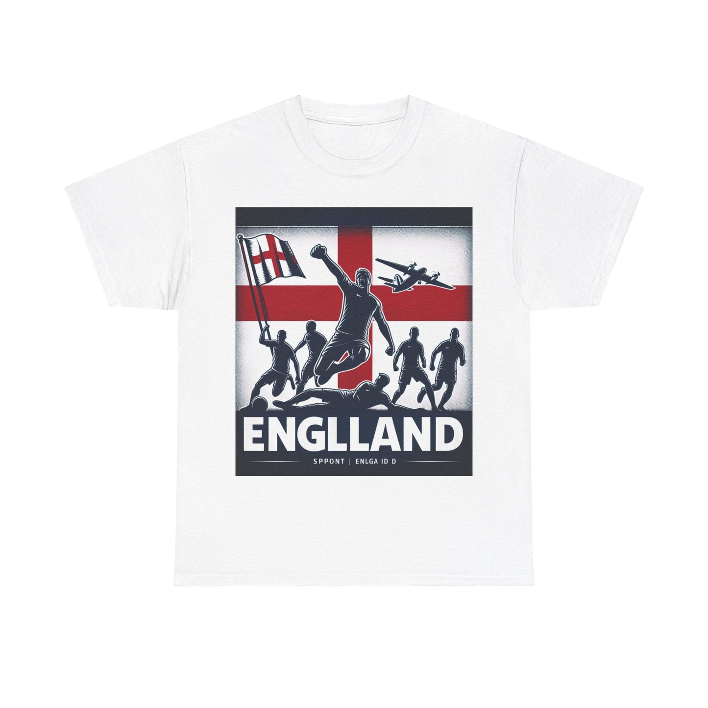 Flag Village England Sporting Flag T-SHIRT Heavy Cotton Tee GBR0007