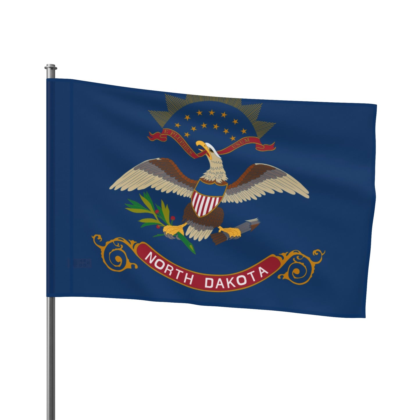 Flag Village USA North Dakota State Flag 18" x 12" / 36" x 24" / 60" x 36"