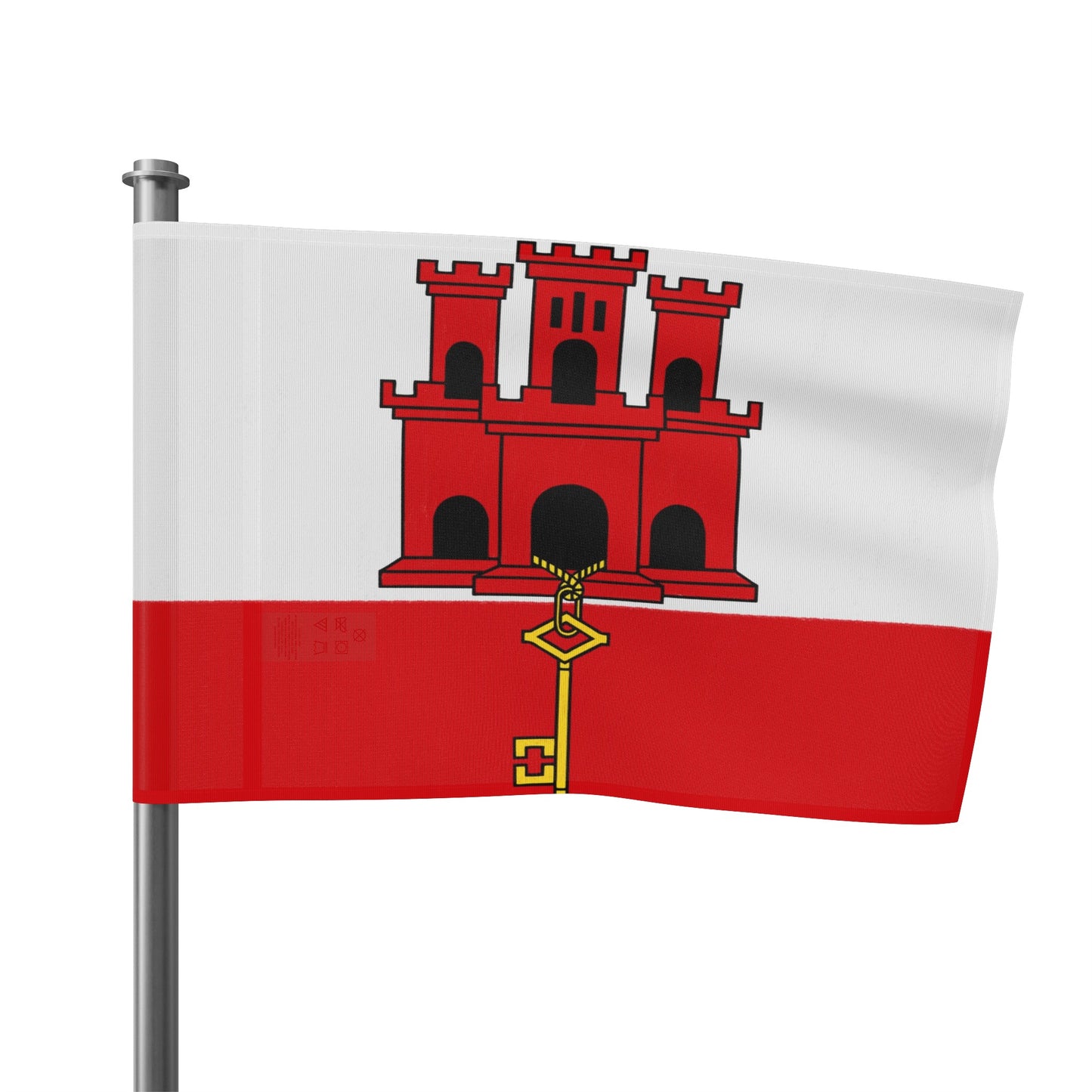 Flag Village Gibraltar Flag 18" x 12" / 36" x 24" / 60" x 36"