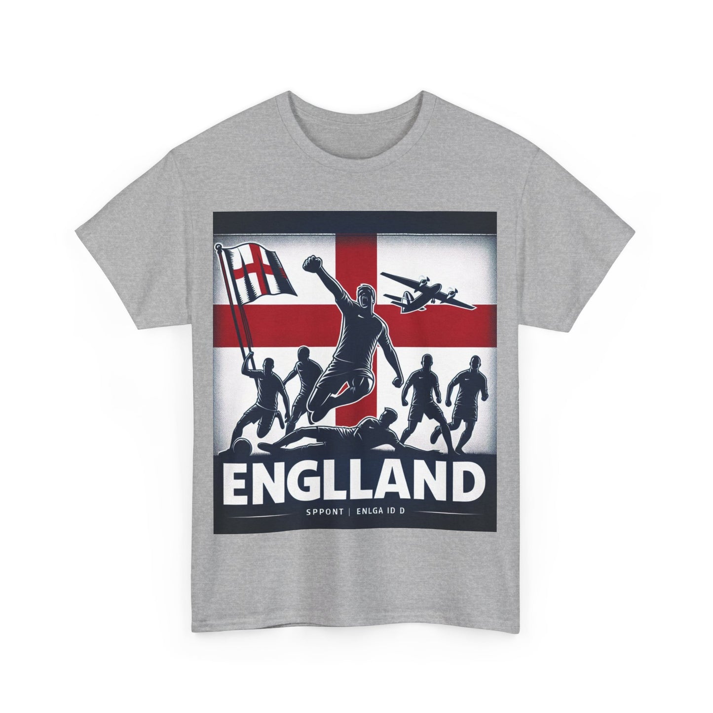 Flag Village England Sporting Flag T-SHIRT Heavy Cotton Tee GBR0007