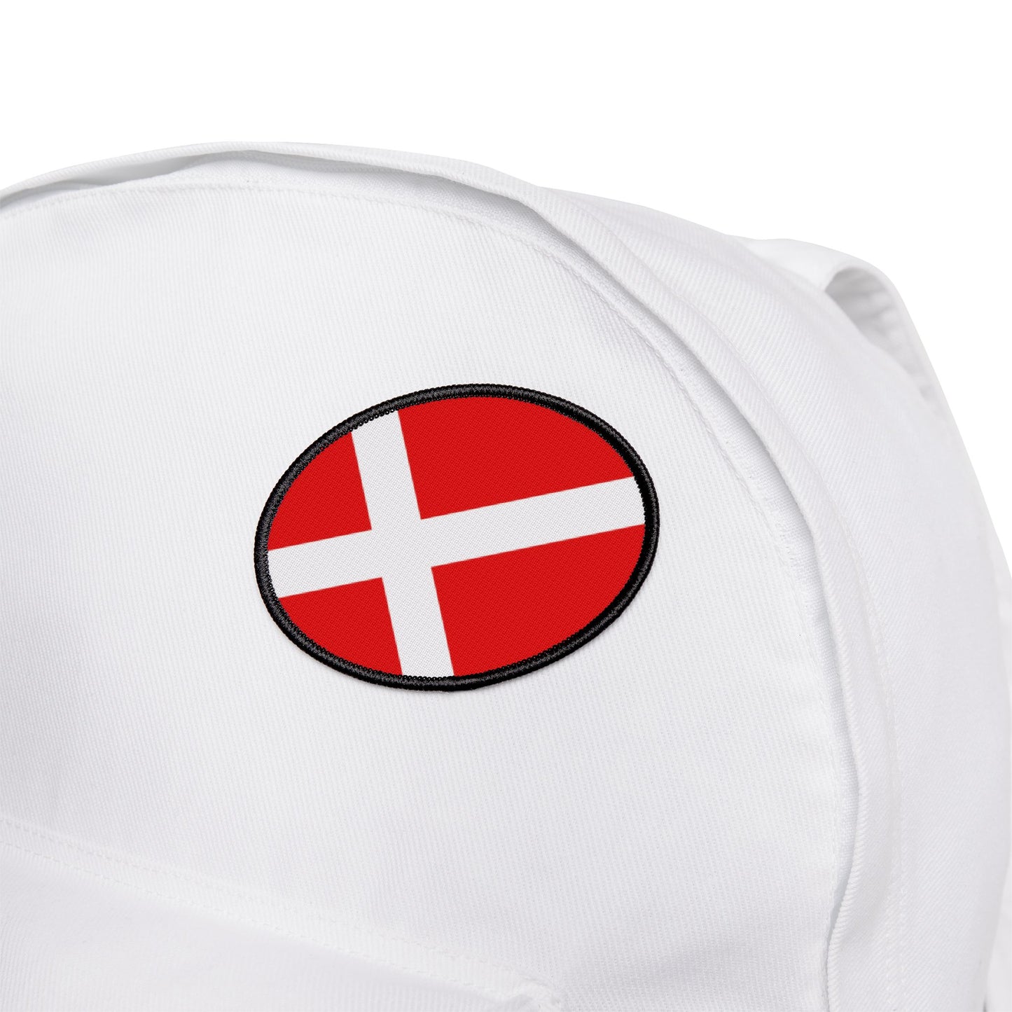 Flag Village Denmark Flag Embroidery Iron-On Patches