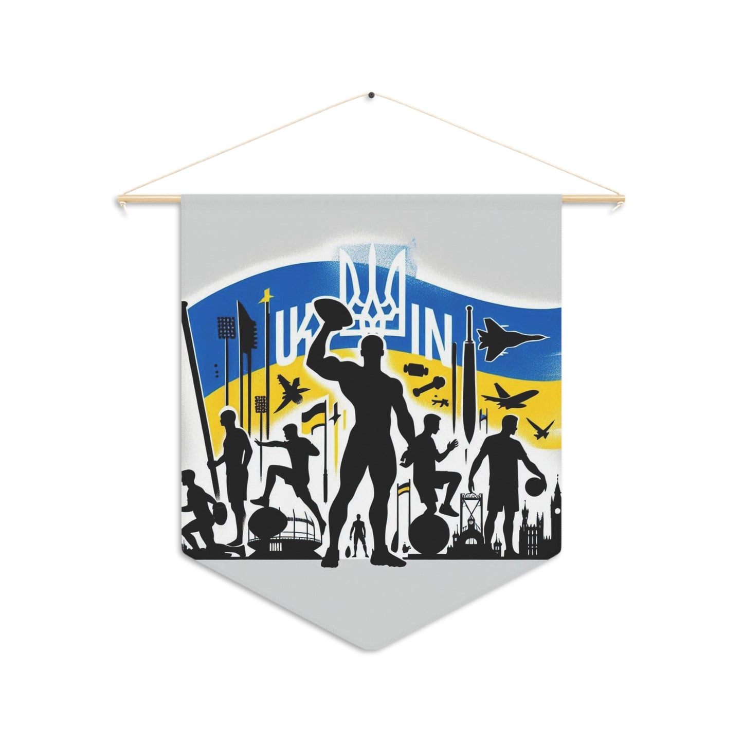 Flag Village Ukraine Flag Pennant Sporting Home Wall decoration UKR0001