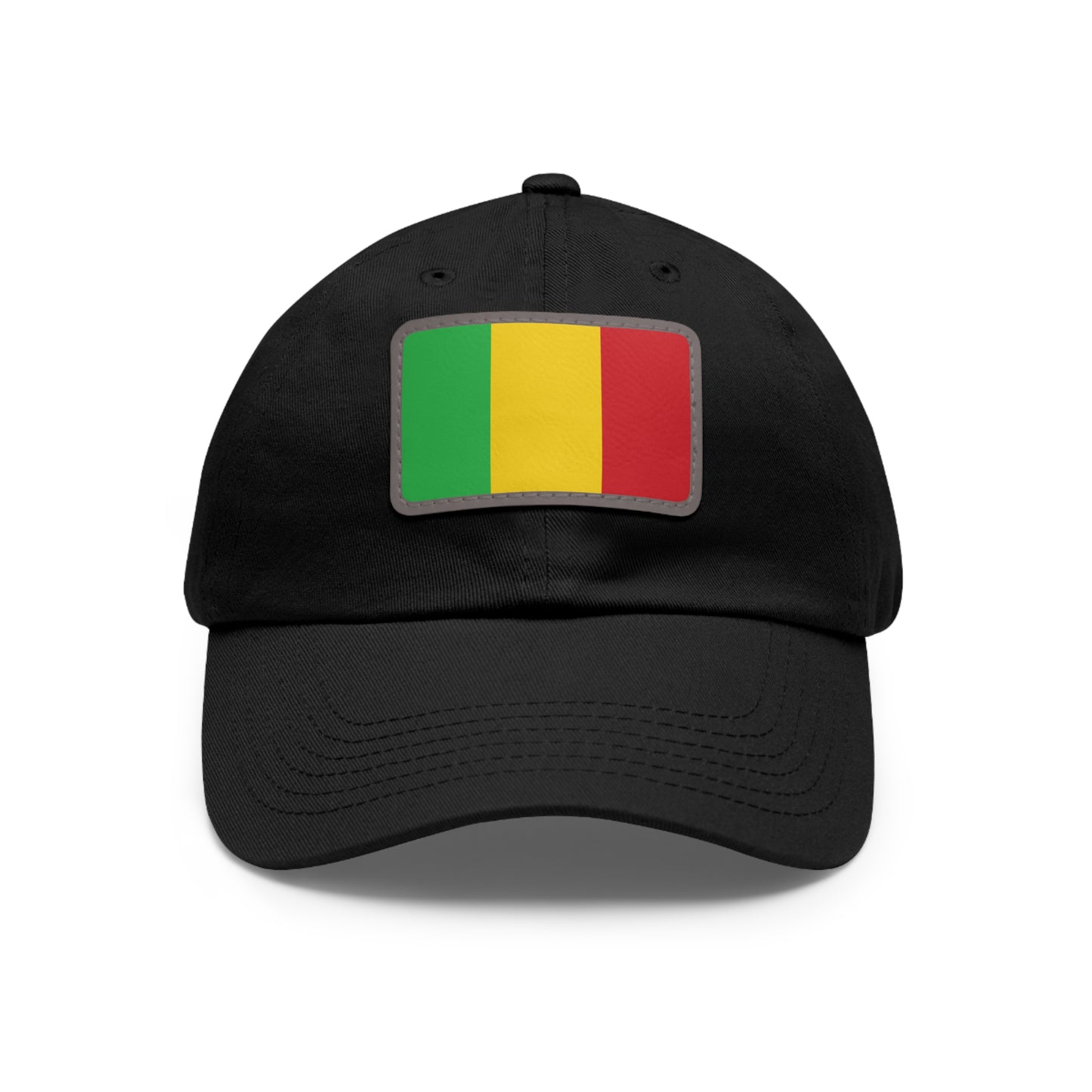 Flag Village Mali Flag Hat Cap with Leather Patch
