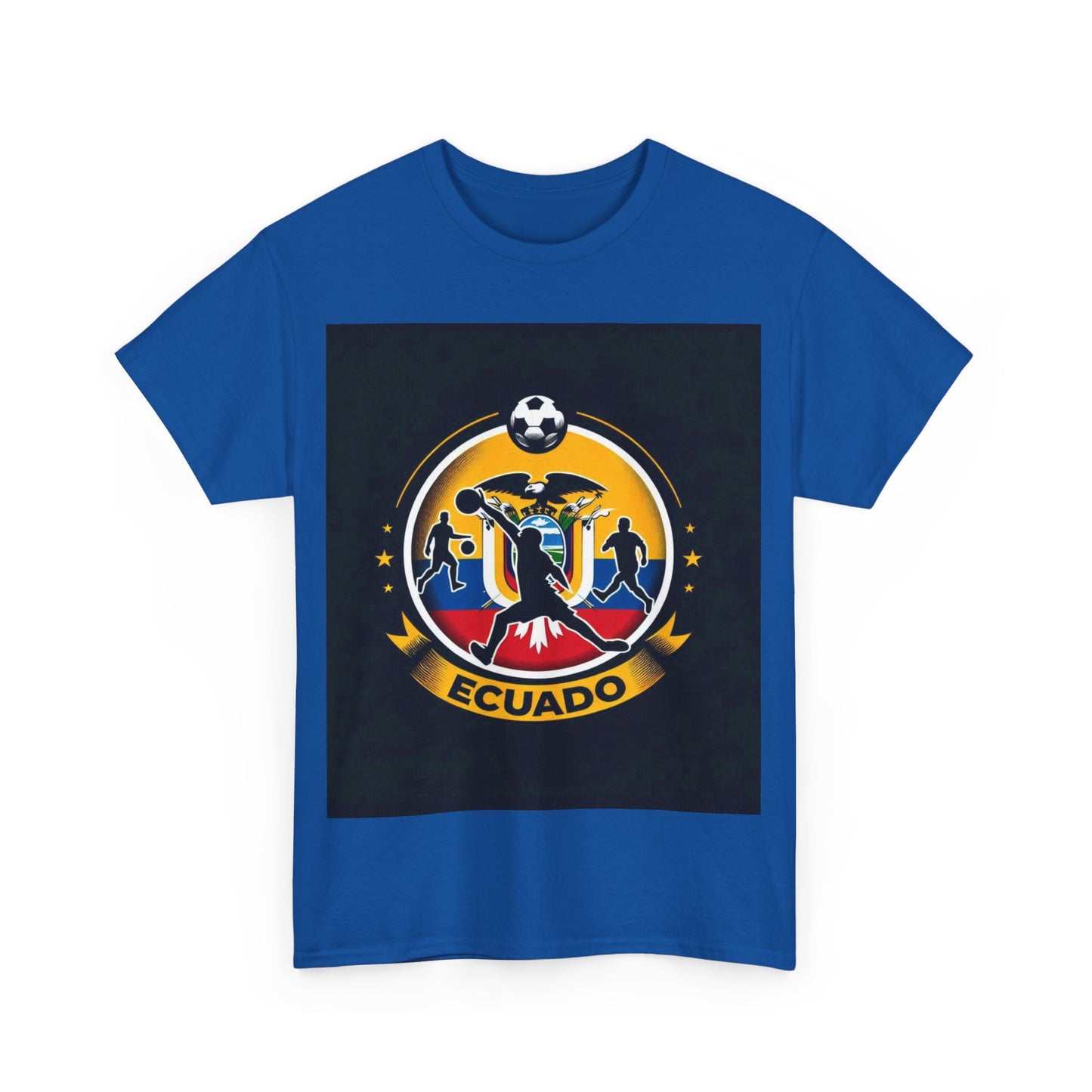 Flag Village Ecuador Sporting Flag T-SHIRT Heavy Cotton Tee ECU0002