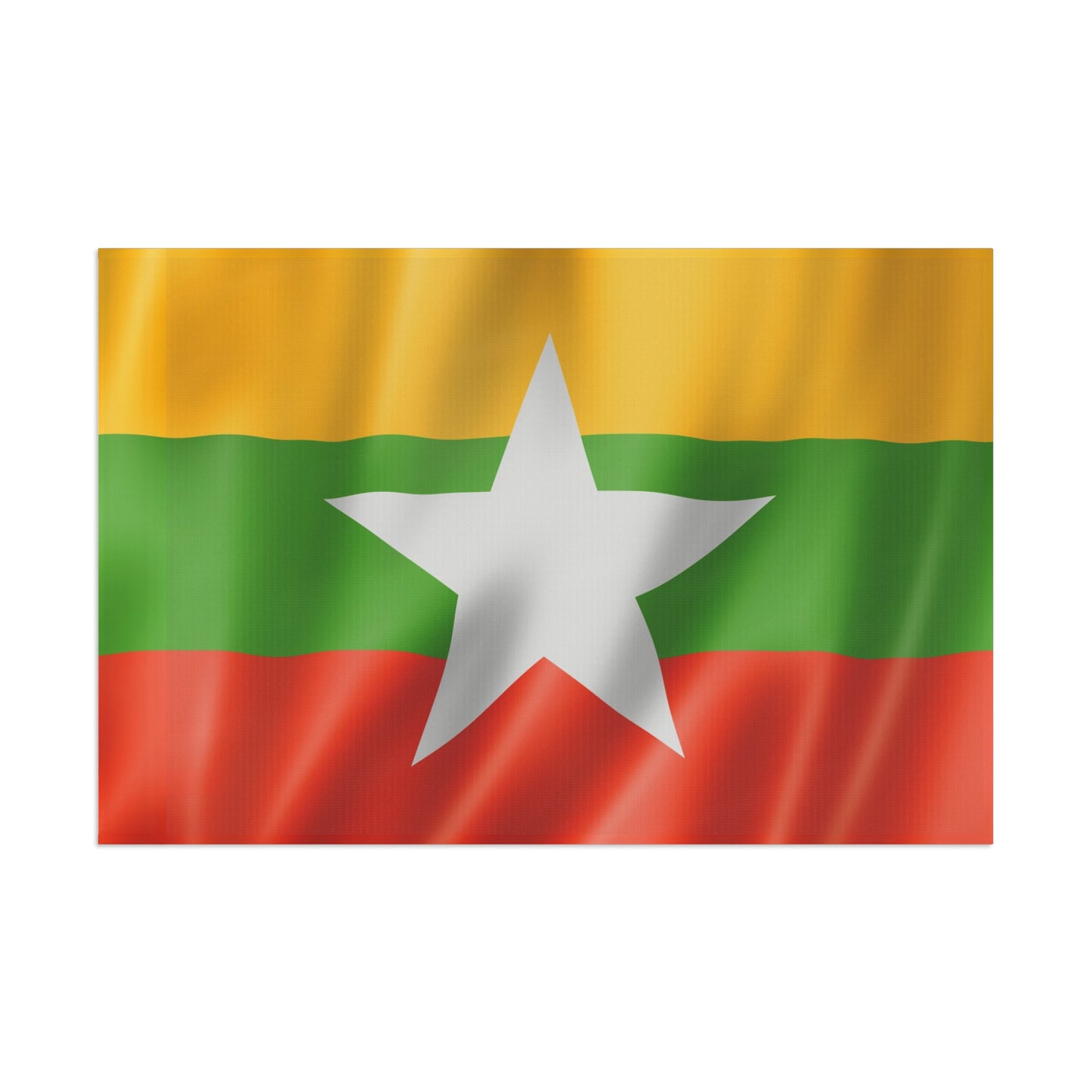 Flag Village Myanmar Flag 18" x 12" / 36" x 24" / 60" x 36"