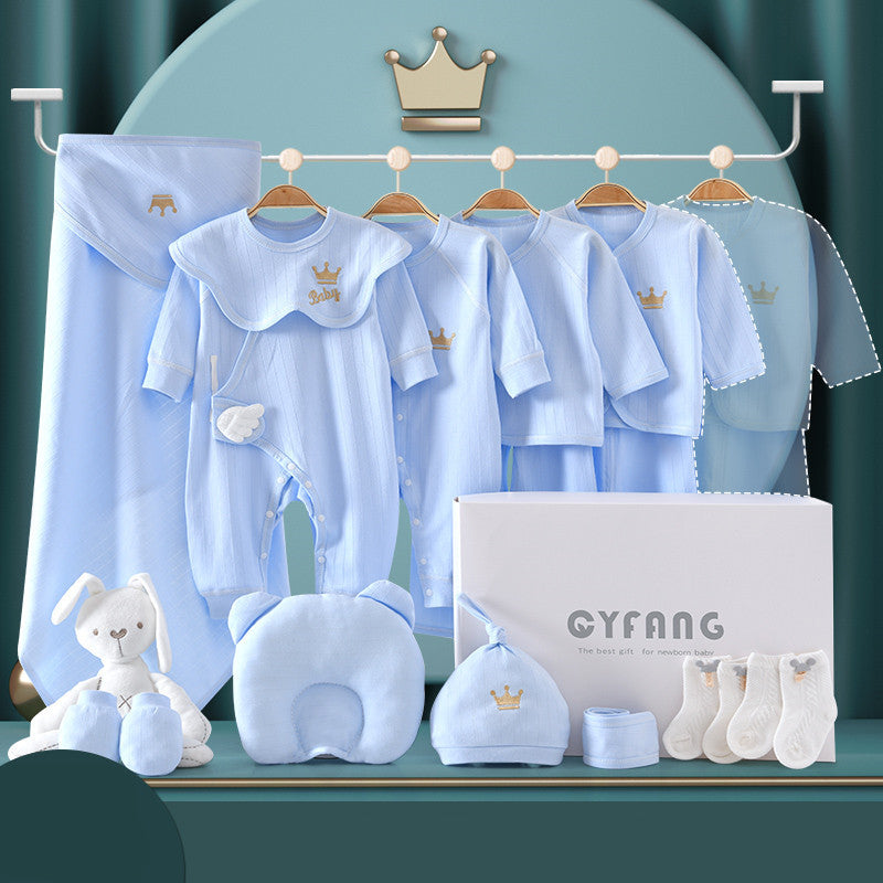 Flag Village Baby Clothes Autumn And Winter Newborn Gift Box Set