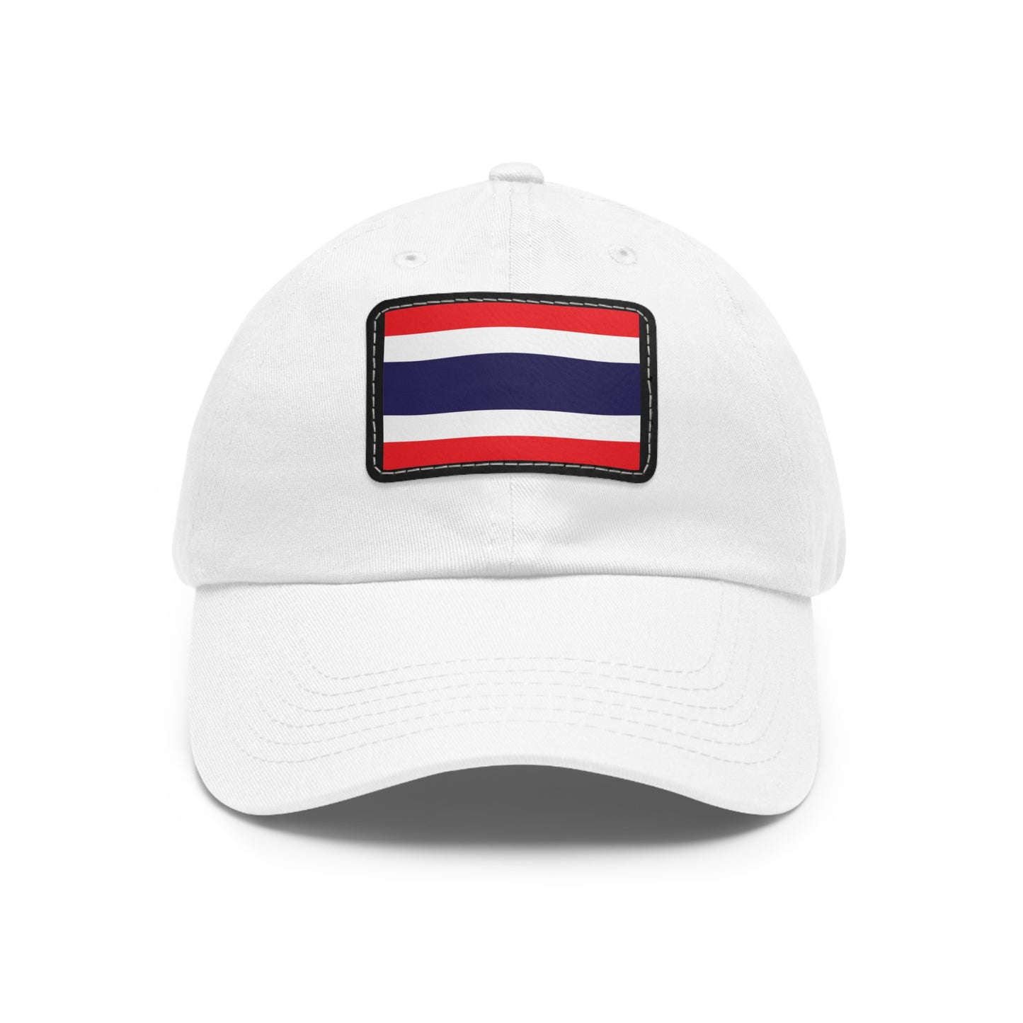 Flag Village Thailand Flag Hat Cap with Leather Patch