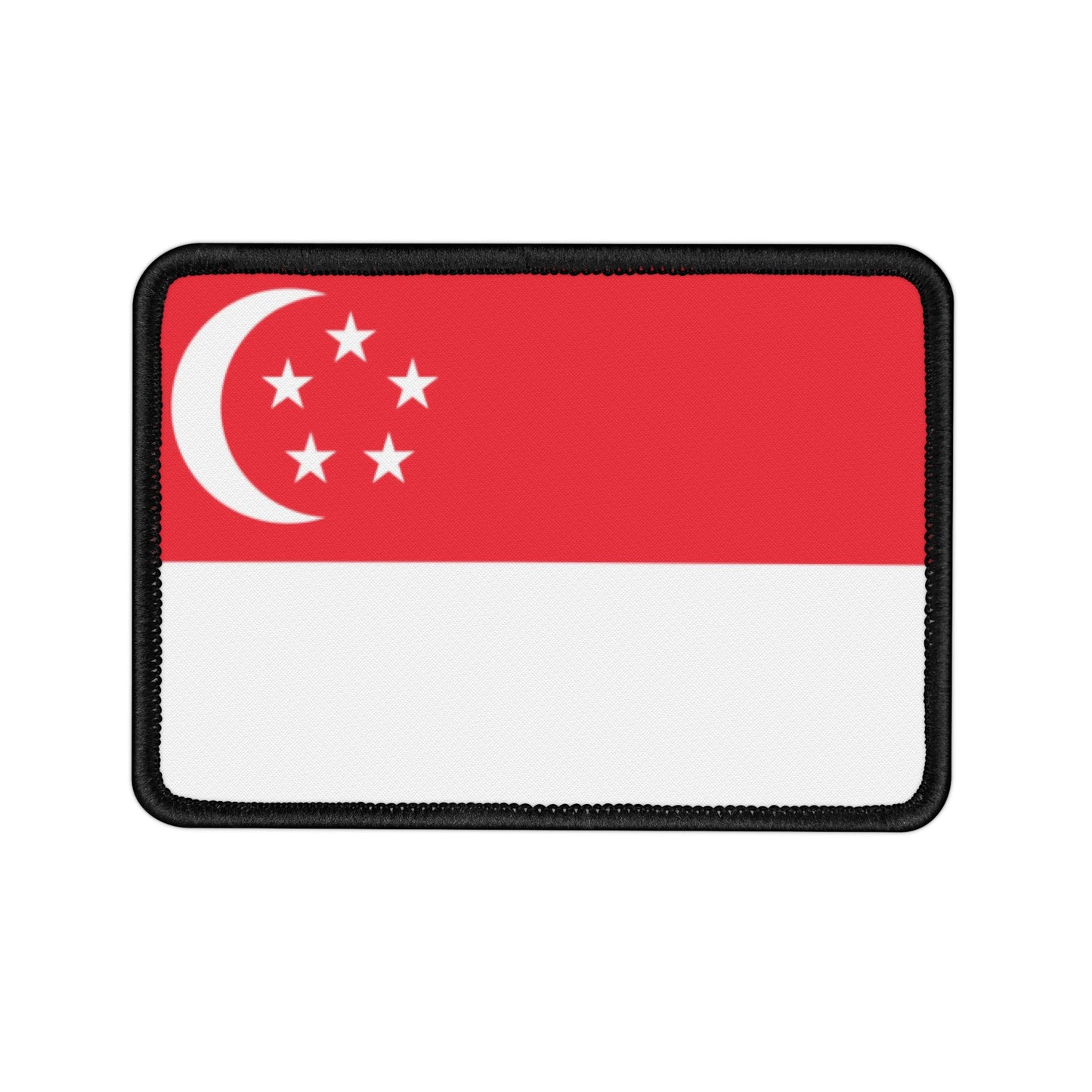 Flag Village Singapore Flag Embroidery Iron-On Patches