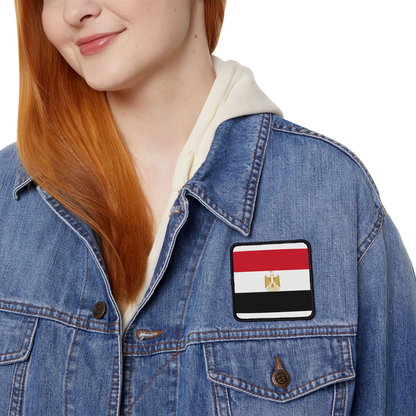 Flag Village Egypt Flag Embroidery Iron-On Patches