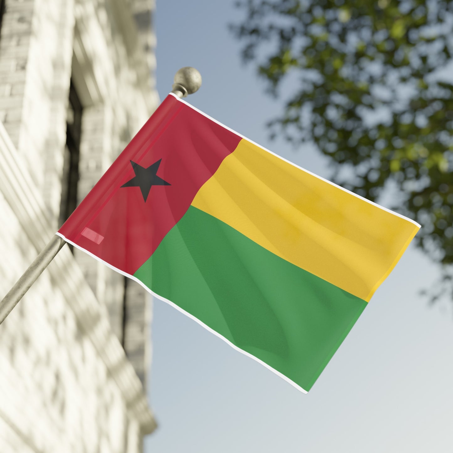 Flag Village Guinea-Bissau Flag 18" x 12" / 36" x 24" / 60" x 36"