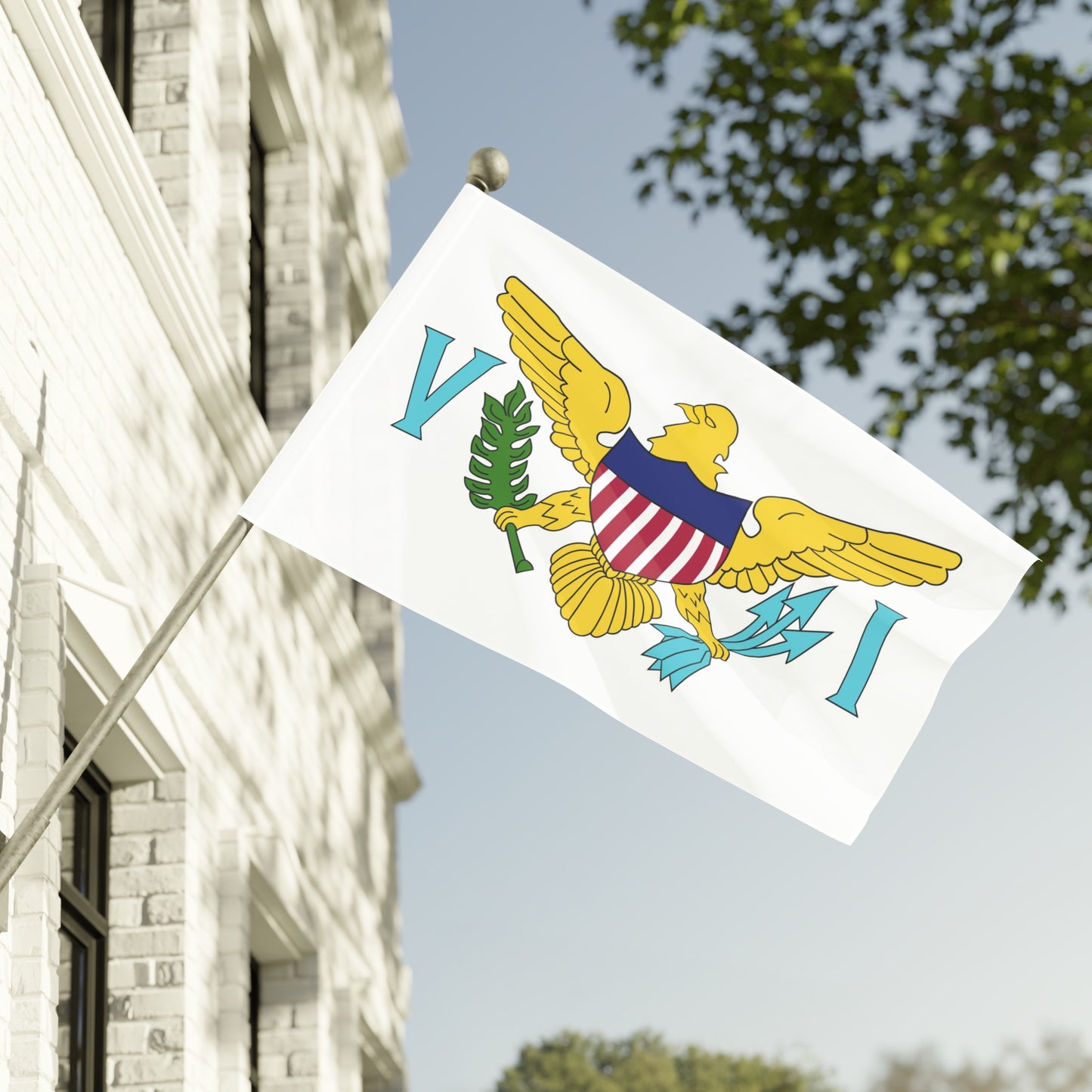 Flag Village Virgin Islands(U.S. Virgin Islands) Flag 18" x 12" / 36" x 24" / 60" x 36"