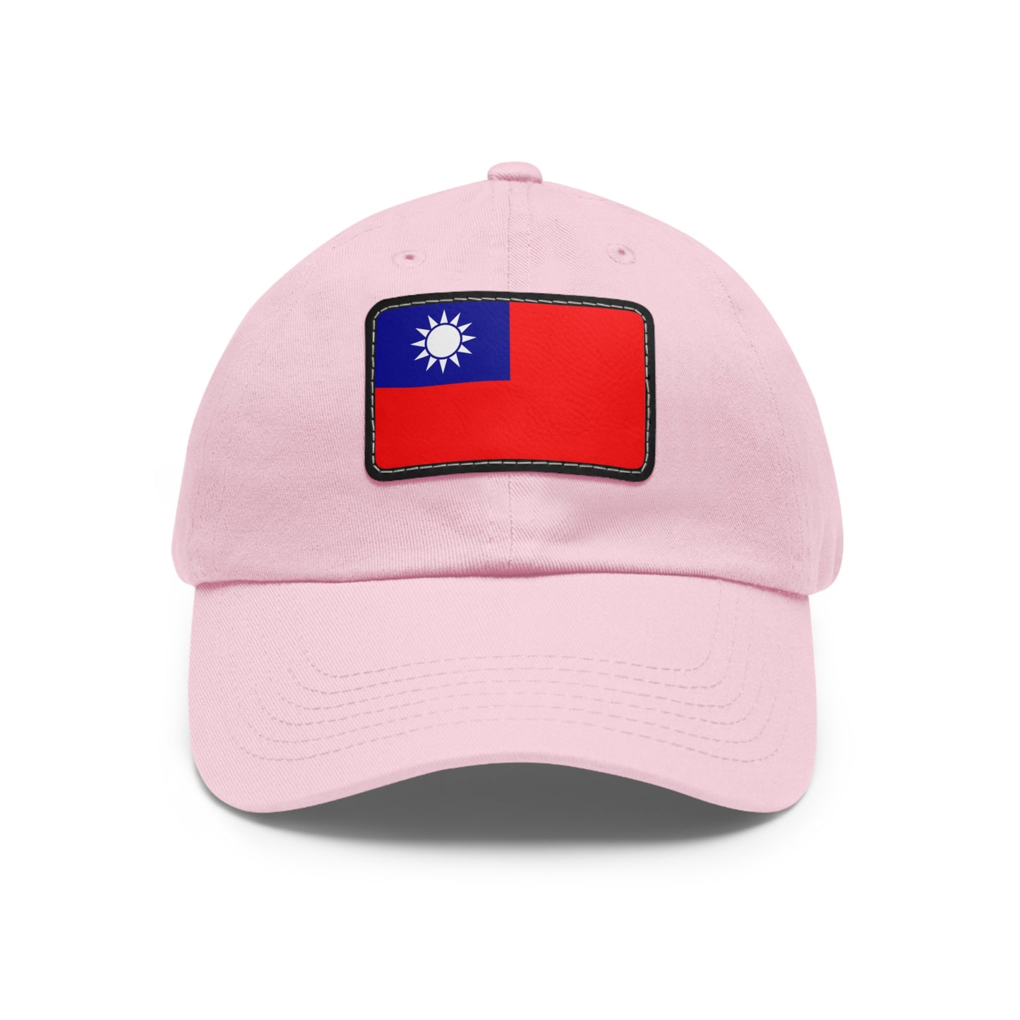 Flag Village Taiwan Flag Hat Cap with Leather Patch