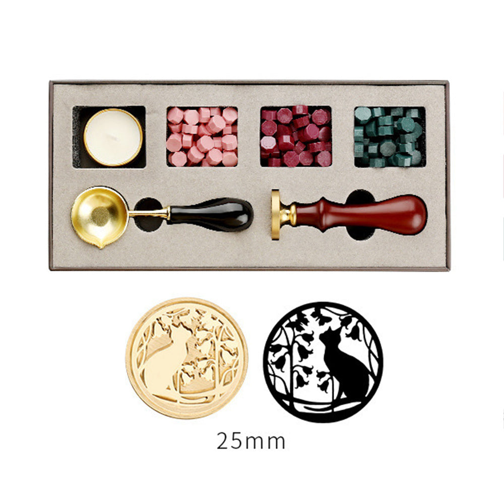 Flag Village Full Set Of Gift Box With Wax Grain Seal Head