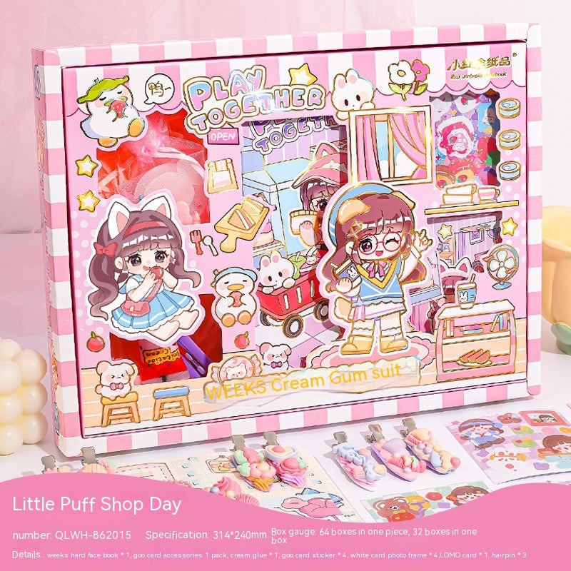 Flag Village 32K Journal Book Full Set Notebook Suit Gift Box