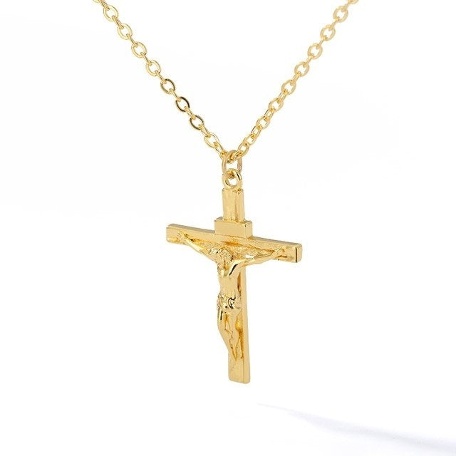 Flag Village Jewelry Men For Cross Gifts Necklace Party Man