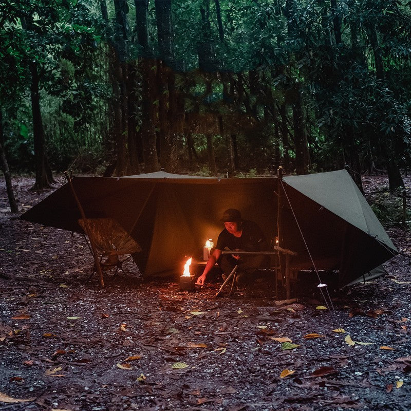 Flag Village Sunscreen And Rainproof Camping Barbecue Leisure Awning