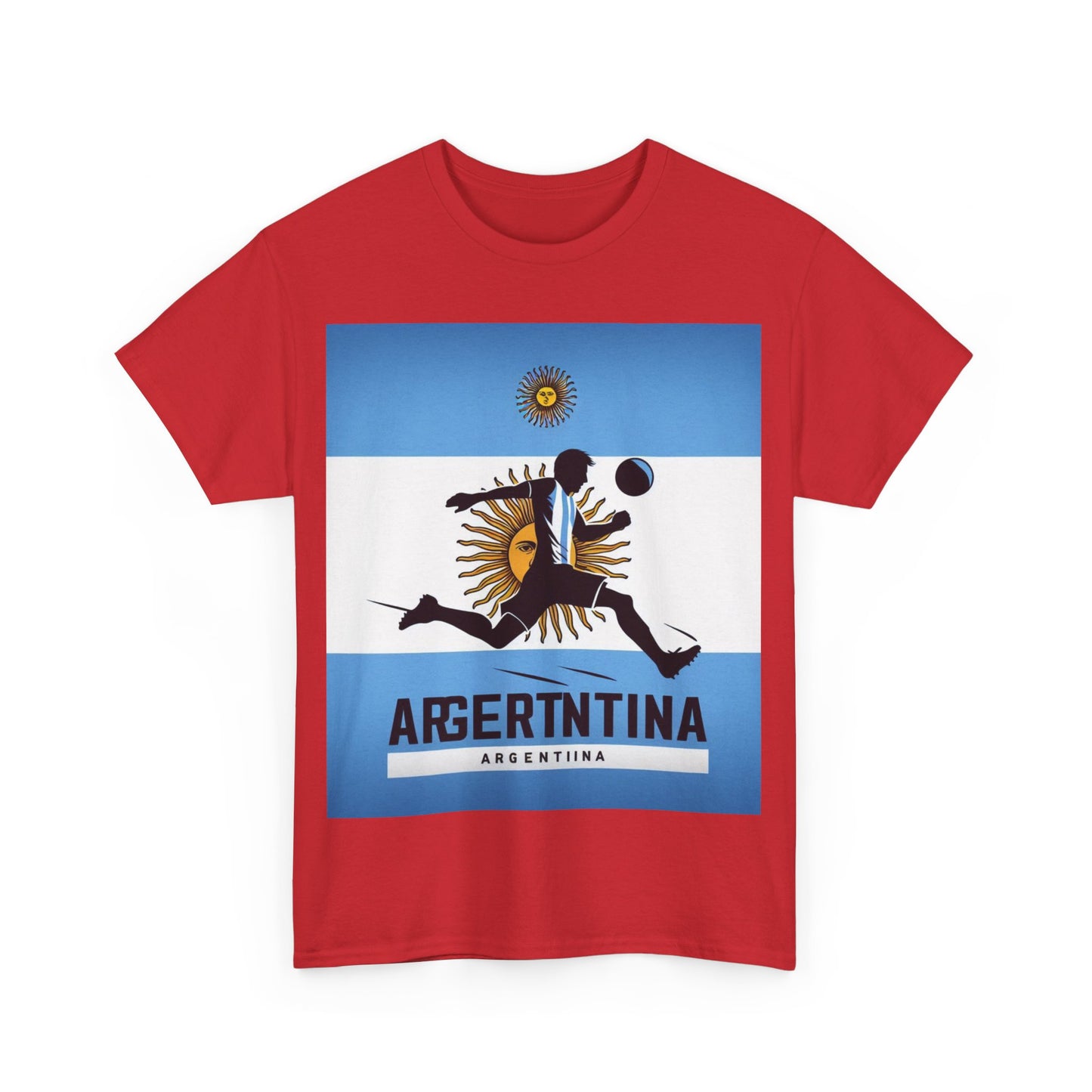 Flag Village Argentina Sporting Flag T-SHIRT Heavy Cotton Tee ARG0005