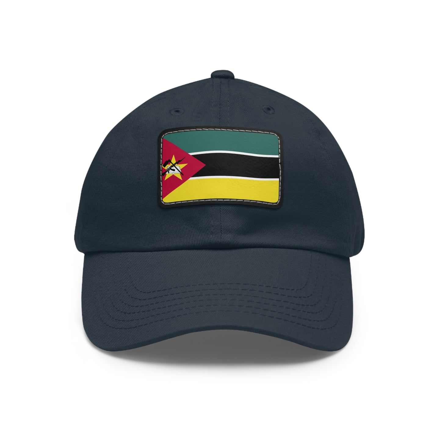 Flag Village Mozambique Flag Hat Cap with Leather Patch