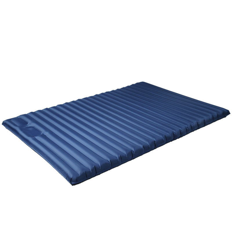 Flag Village Camping Thickened Air Sleeping Pad Camping Moisture-proof Foot Automatic Double Inflatable Cushion
