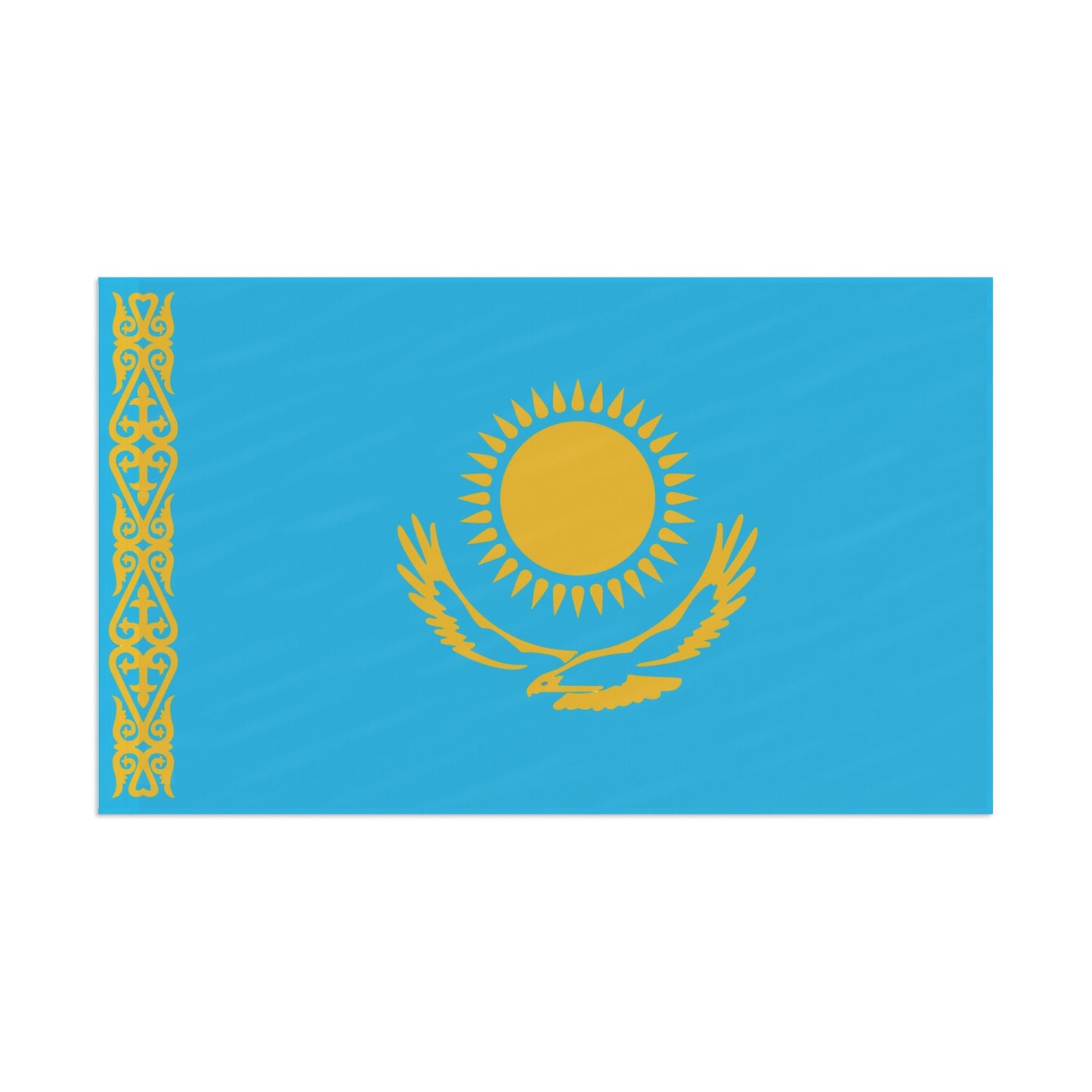 Flag Village Kazakhstan Flag 18" x 12" / 36" x 24" / 60" x 36"