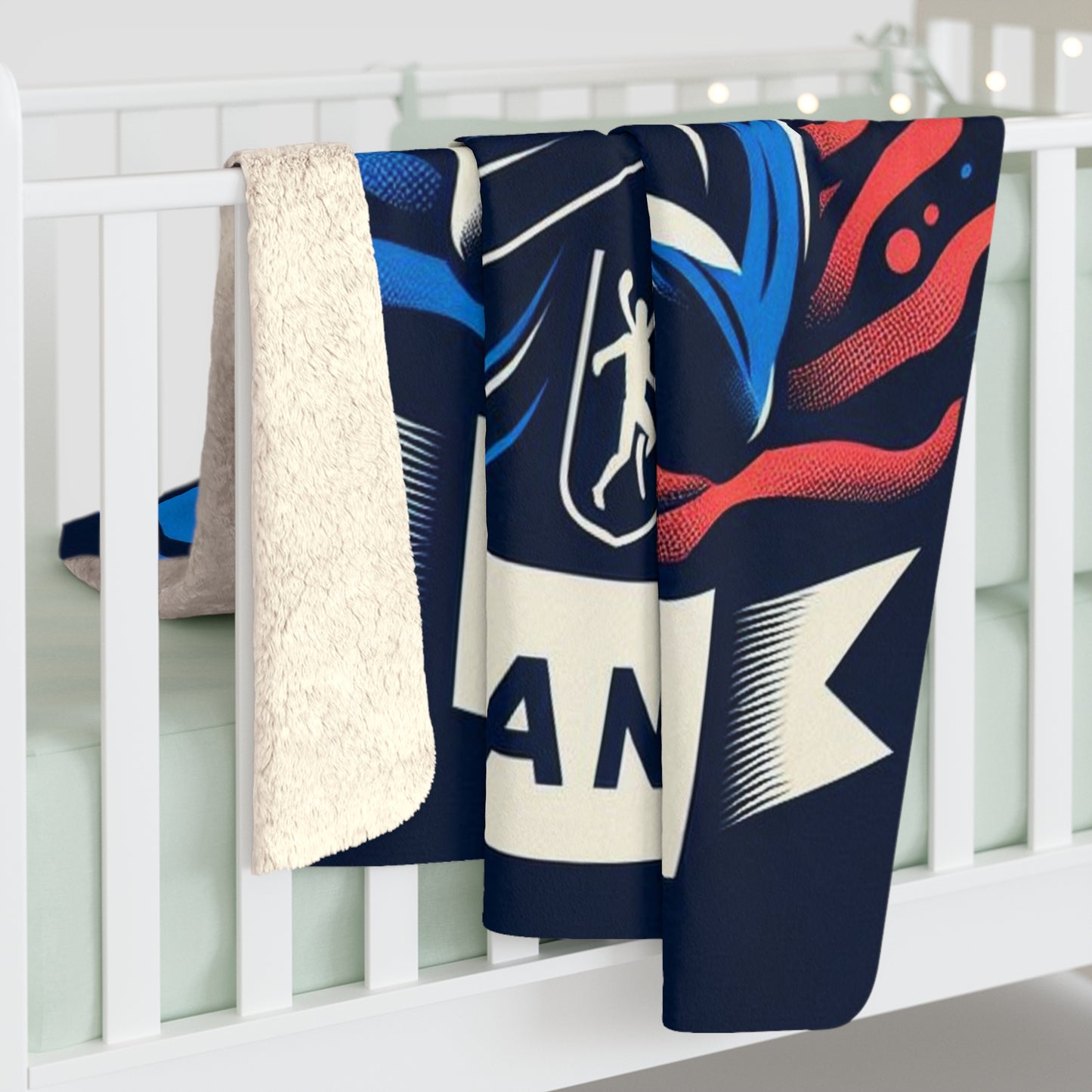 Flag Village France Sporting Flag Sherpa Fleece Blanket FRA0004