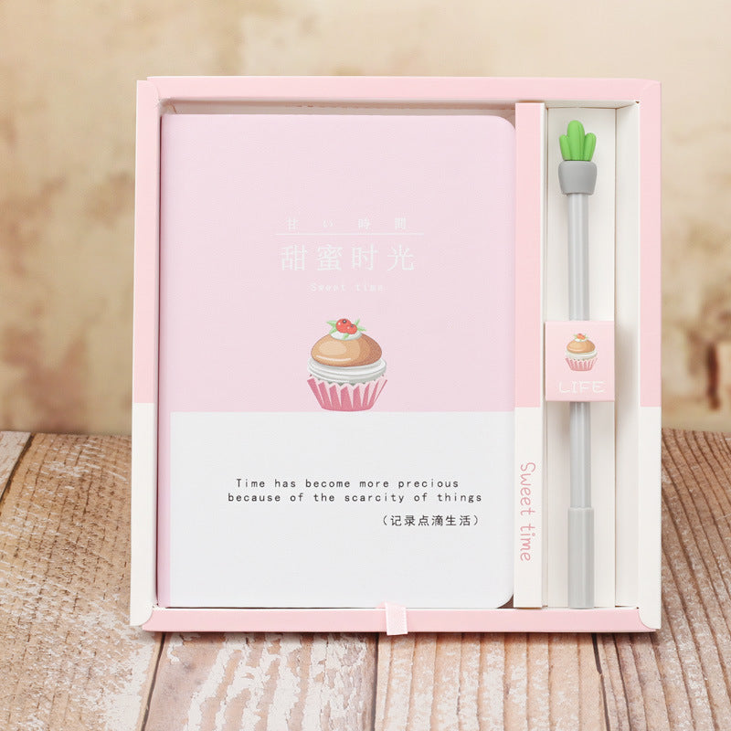 Flag Village Cartoon Notebook Suit Couple Notebook Gift Box