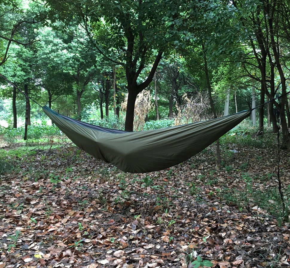 Flag Village Outdoor camping warm cover cotton hammock