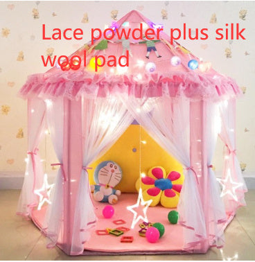 Flag Village Portable Children's Tent for Kids Tent Toys Girls Princess Castle Tipi Infantil Children's House Vigvam Teepee Baby Tent Gifts
