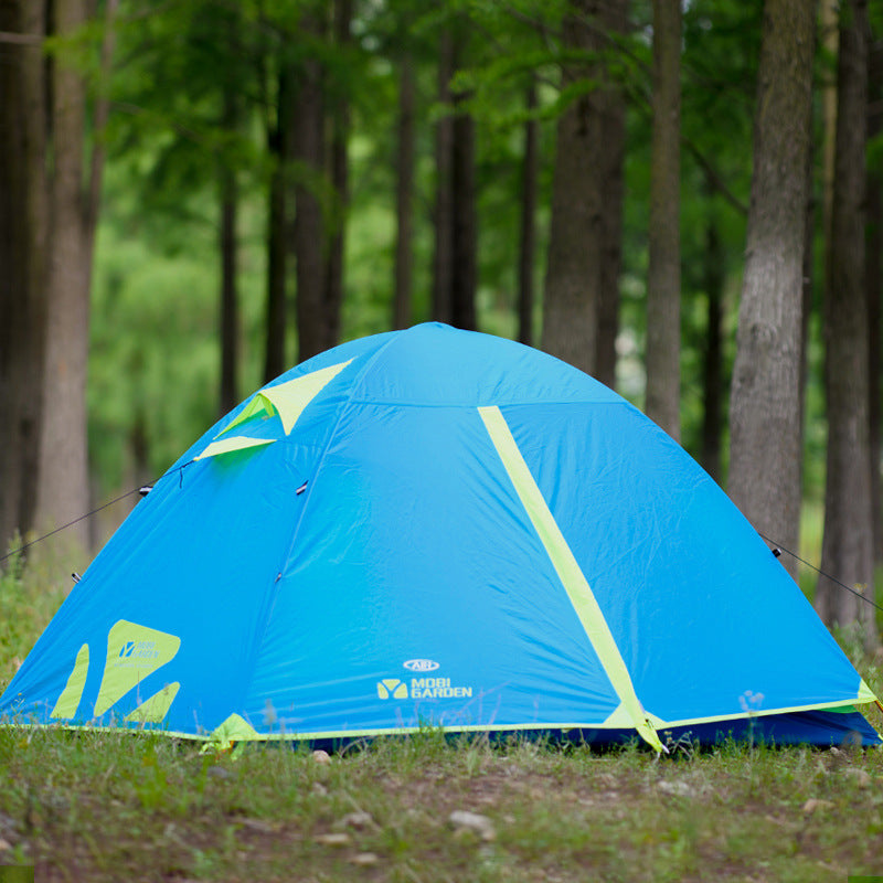 Flag Village Tent Double Double Aluminum Pole Camping Outdoor Camping