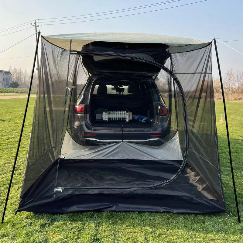 Flag Village Outdoor Self-driving Travel Camping Barbecue Car Tail Extension Tent Multi-person Rain-proof Sunshade Trunk Tent