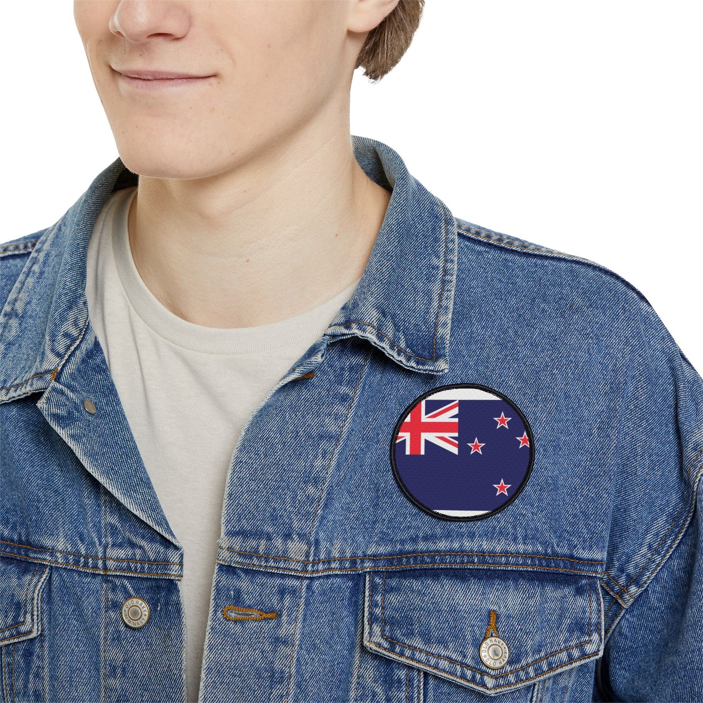Flag Village New Zealand Flag Embroidery Iron-On Patches