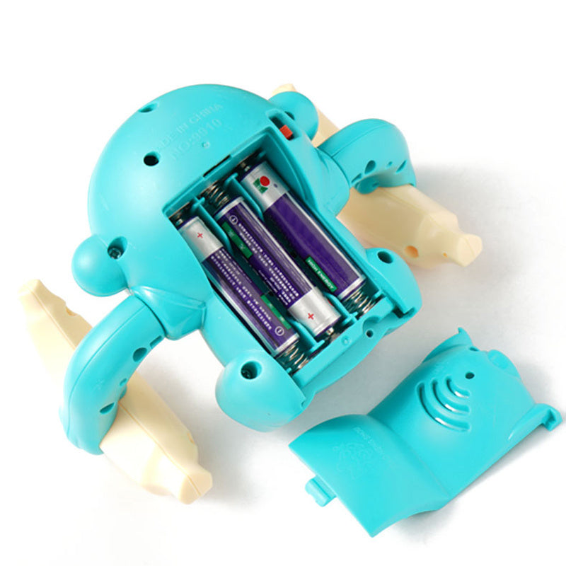 Flag Village Baby Toys Electric Tumbling Monkey Light Music Puzzle Sound Tipping Monkey Kids Toys Early Educational Toys For Children Gifts