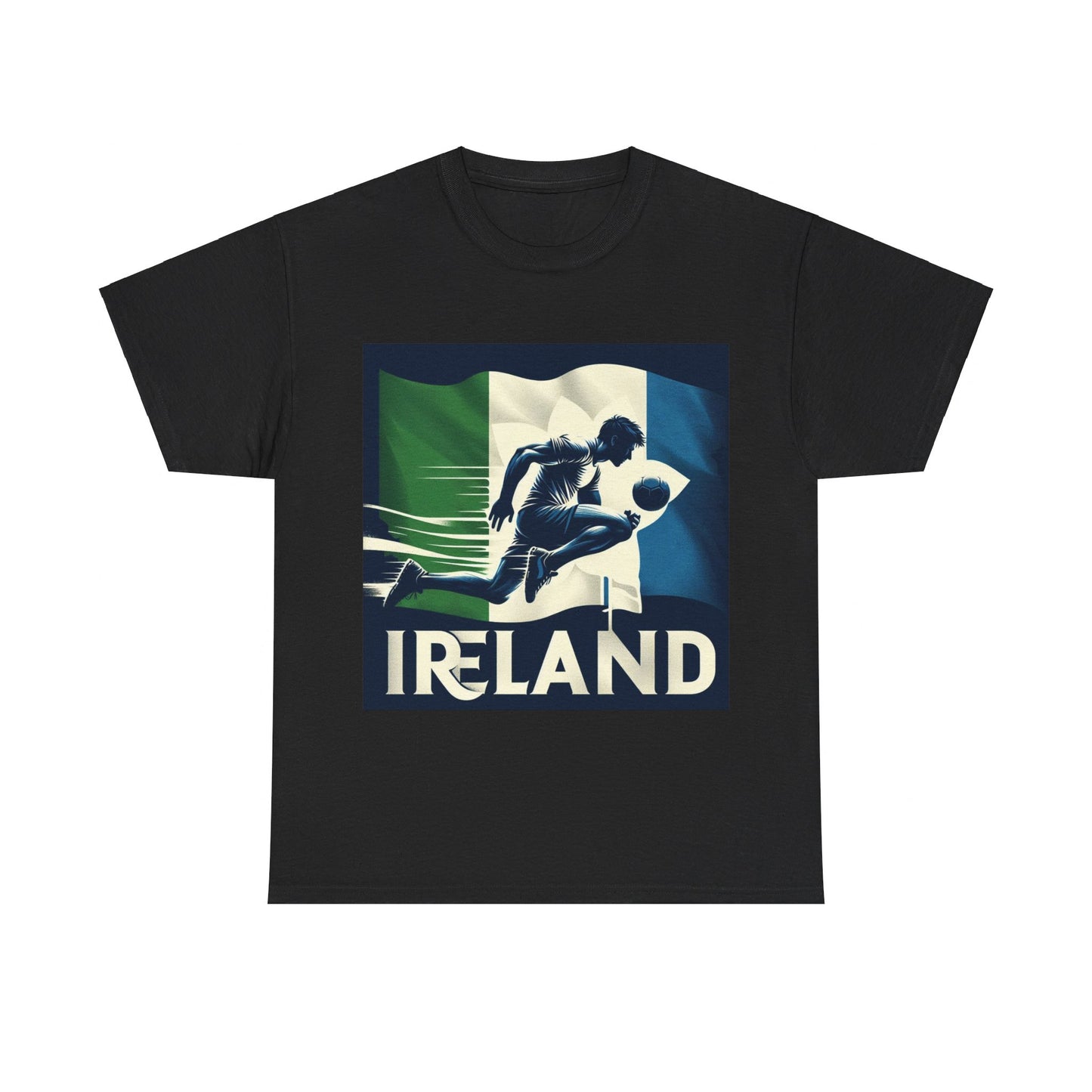 Flag Village Ireland Sporting Flag T-SHIRT Heavy Cotton Tee IRL0008