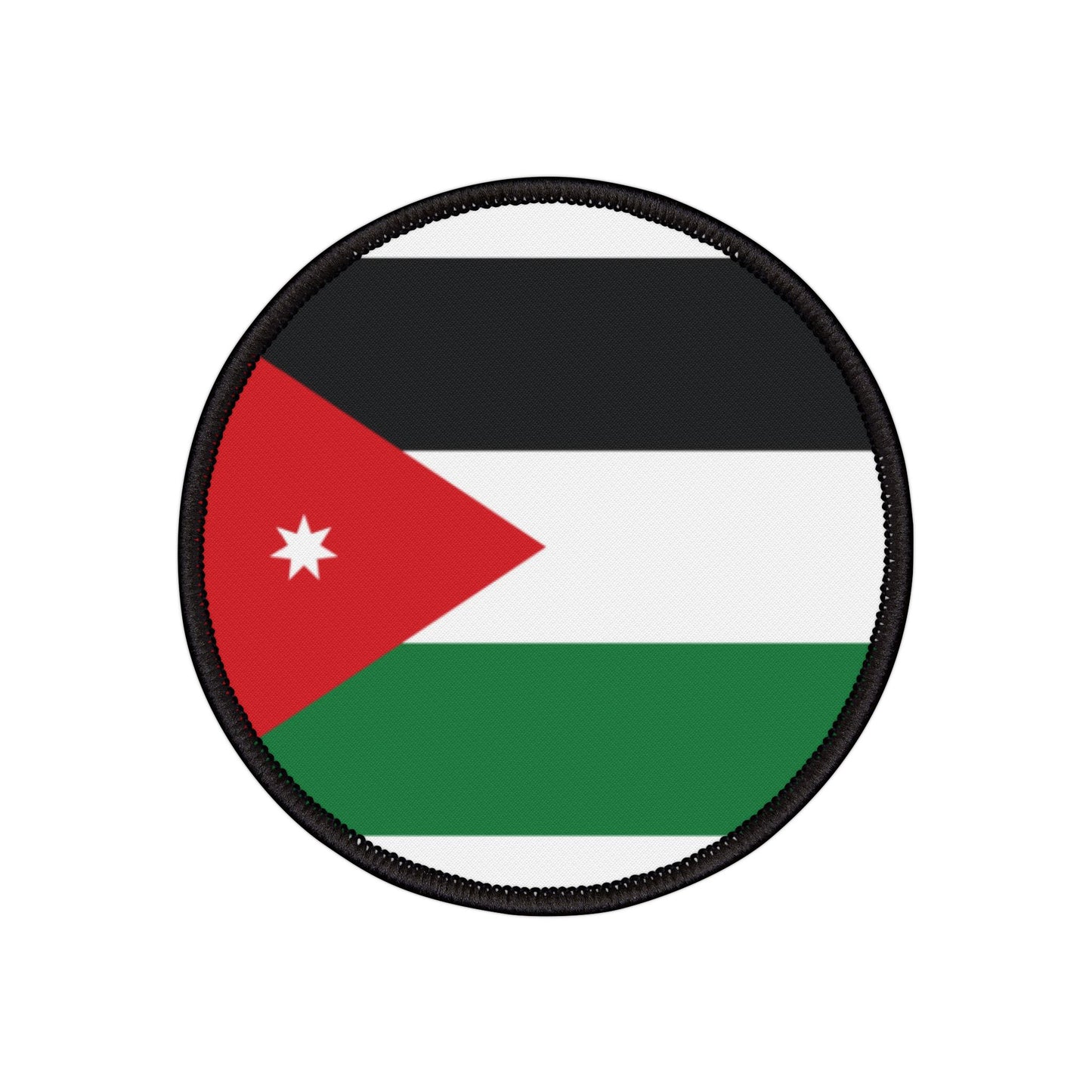 Flag Village Jordan Flag Embroidery Iron-On Patches