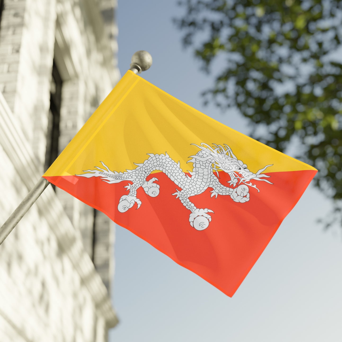 Flag Village Bhutan Flag 18" x 12" / 36" x 24" / 60" x 36"