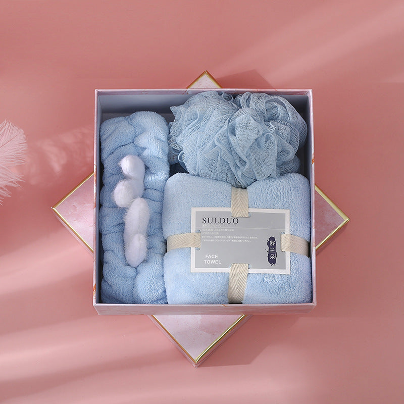 Flag Village Deer Antler Three Piece Towel Gift Box Set
