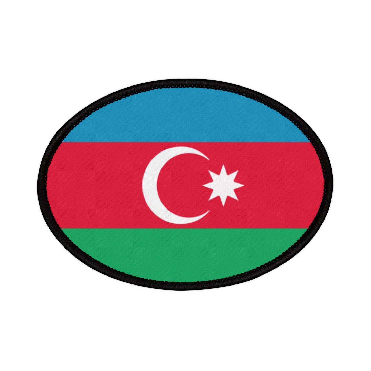 Flag Village Azerbaijan Flag Embroidery Iron-On Patches