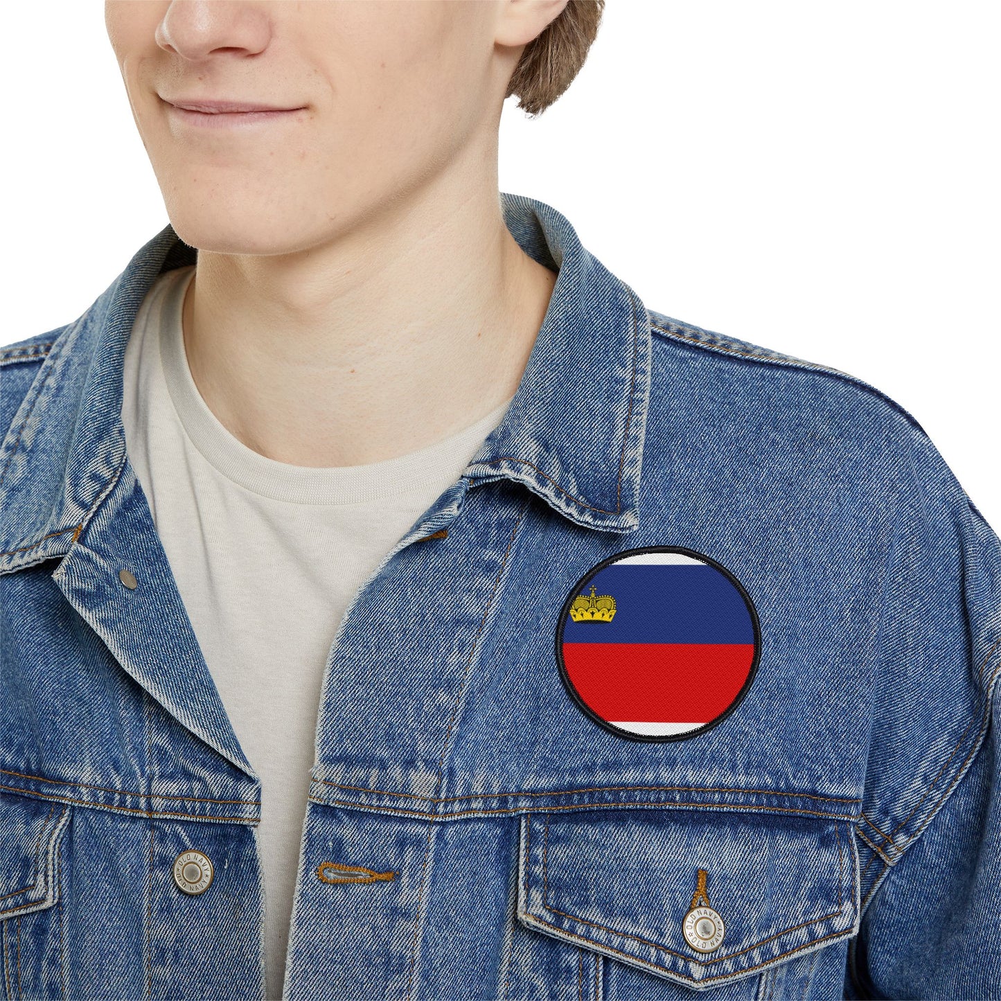 Flag Village Liechtenstein Flag Embroidery Iron-On Patches