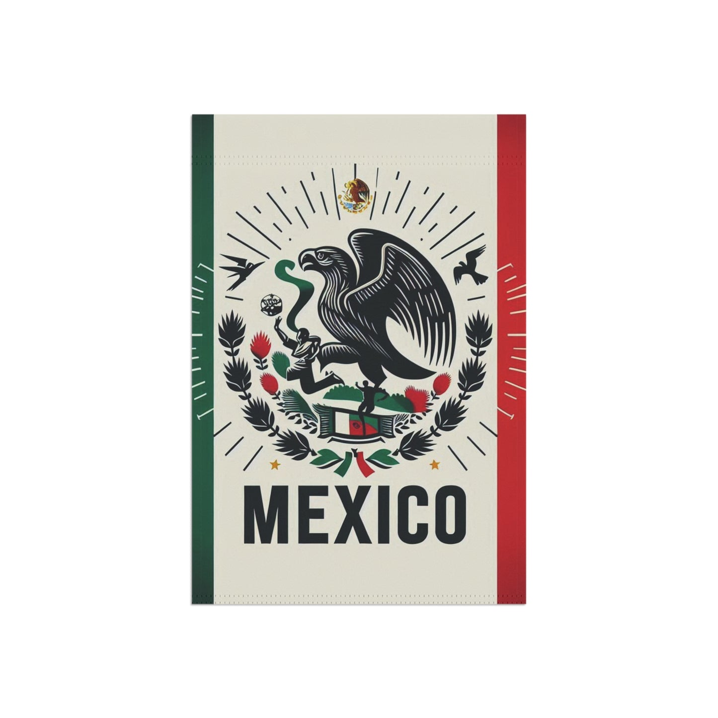 Flag Village MEXICO Flag Sporting Garden & House Banner MEX0004