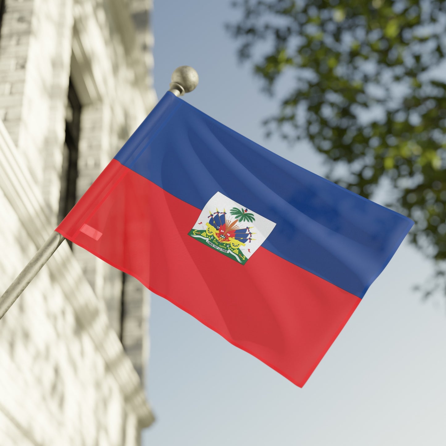 Flag Village Haiti Flag 18" x 12" / 36" x 24" / 60" x 36"