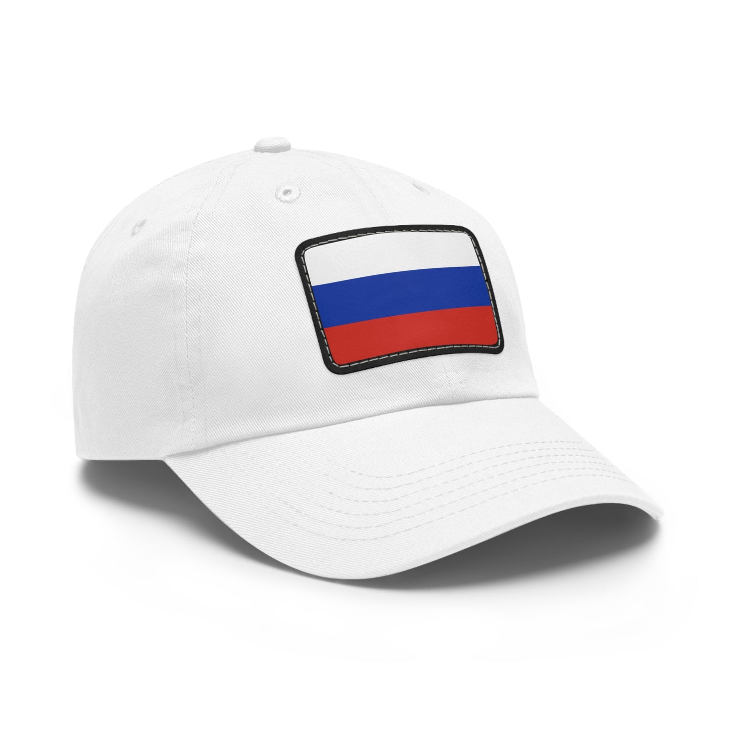 Flag Village Russia Flag Hat Cap with Leather Patch