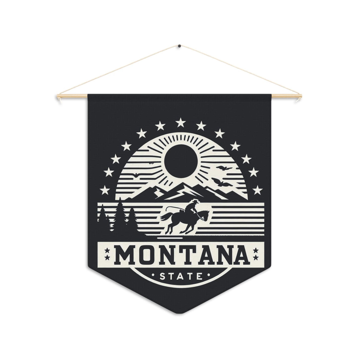 Flag Village Montana State Flag Pennant Sporting Home Wall decoration MT0001