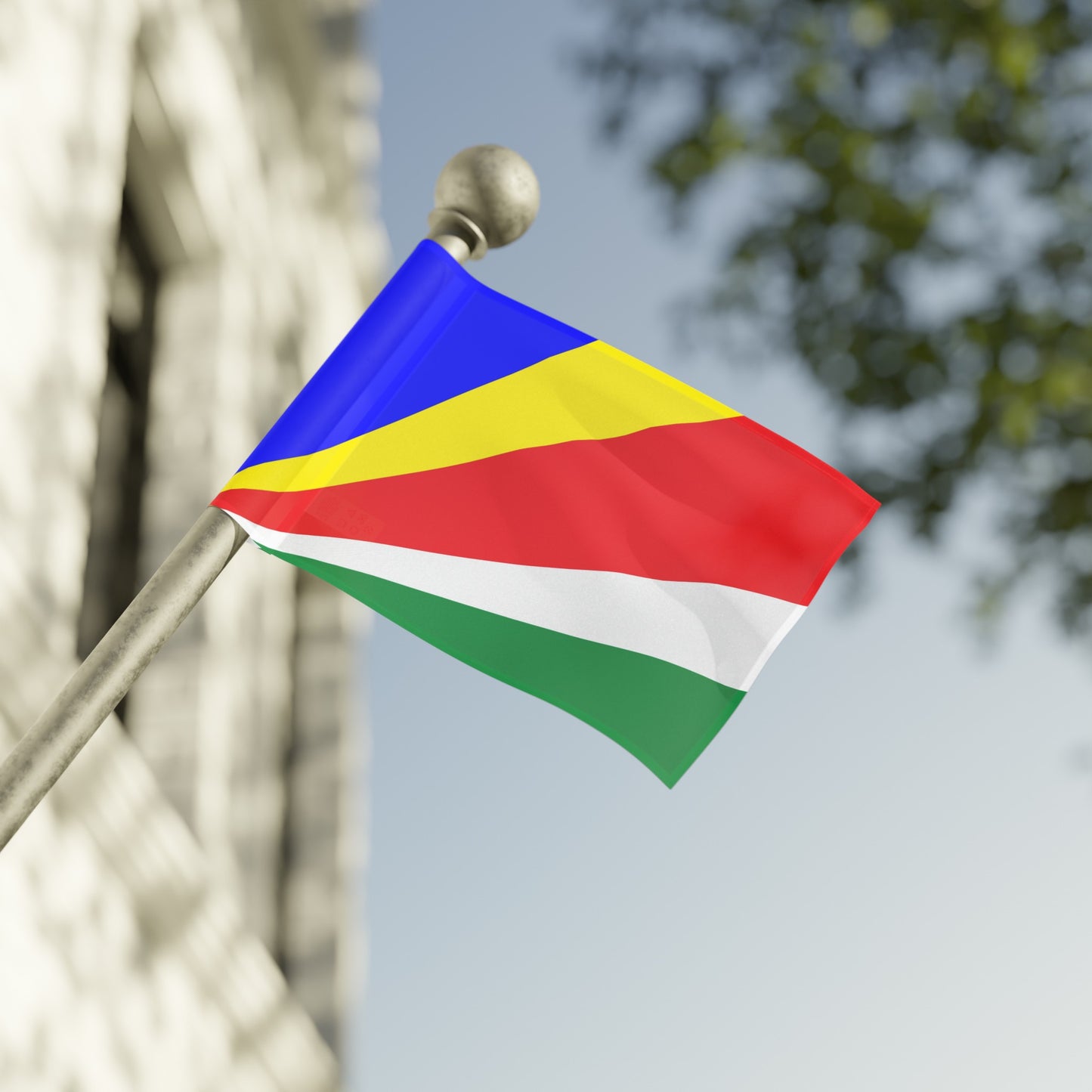 Flag Village Seychelles Flag 18" x 12" / 36" x 24" / 60" x 36"