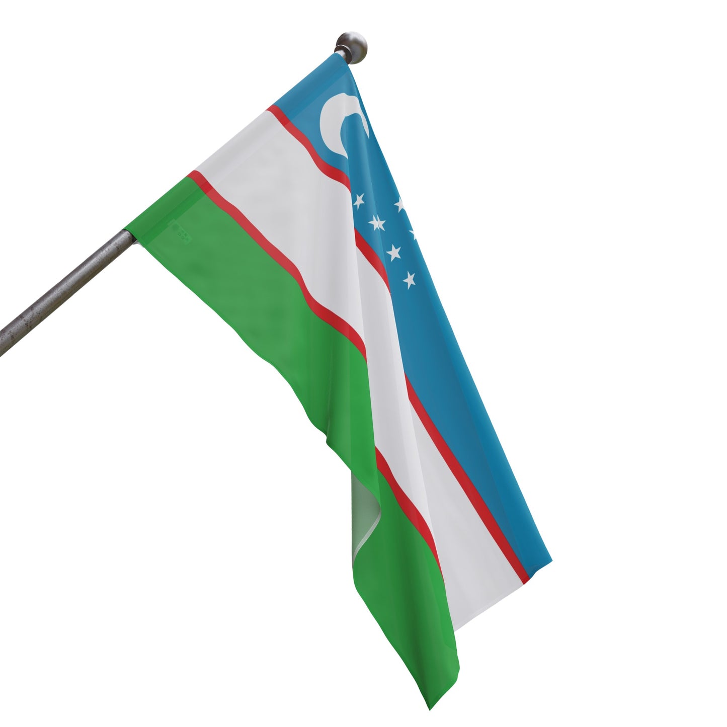 Flag Village Uzbekistan Flag 18" x 12" / 36" x 24" / 60" x 36"