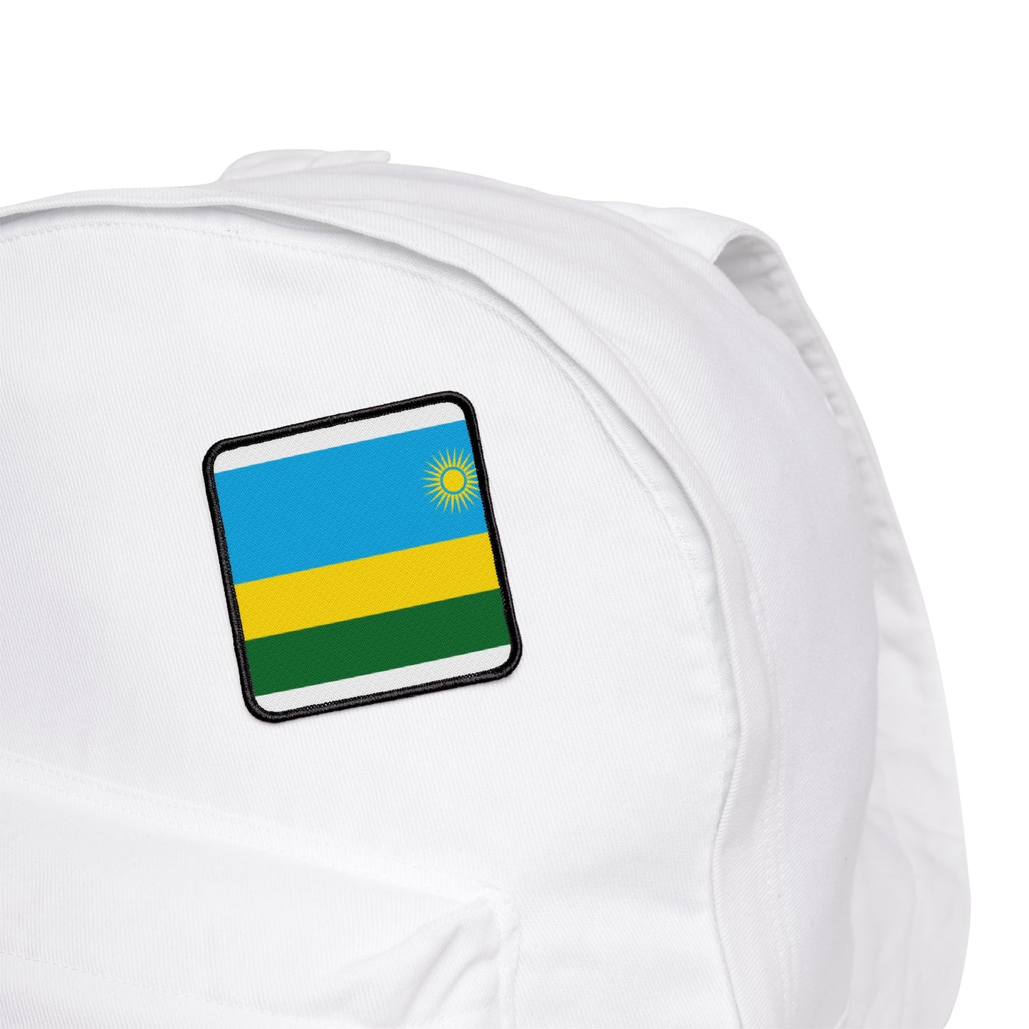 Flag Village Rwanda Flag Embroidery Iron-On Patches