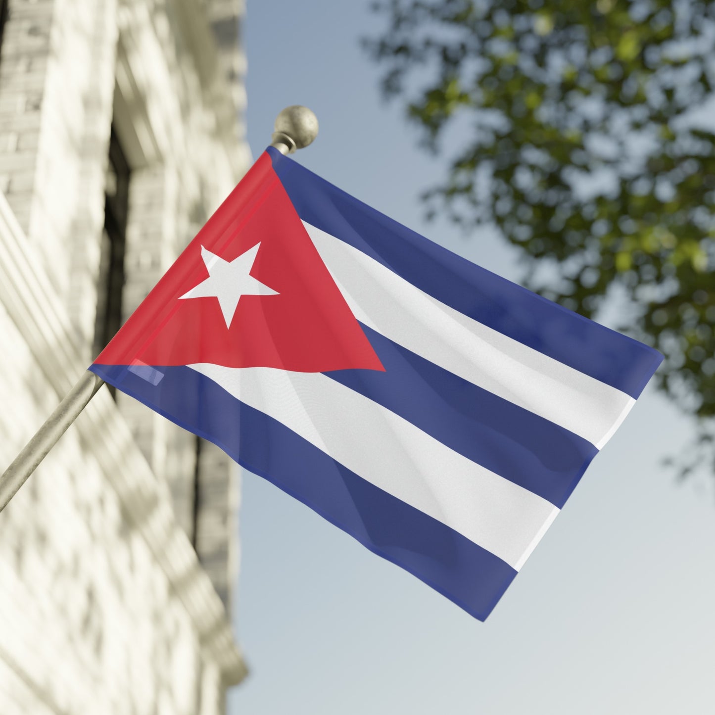 Flag Village Cuba Flag 18" x 12" / 36" x 24" / 60" x 36"