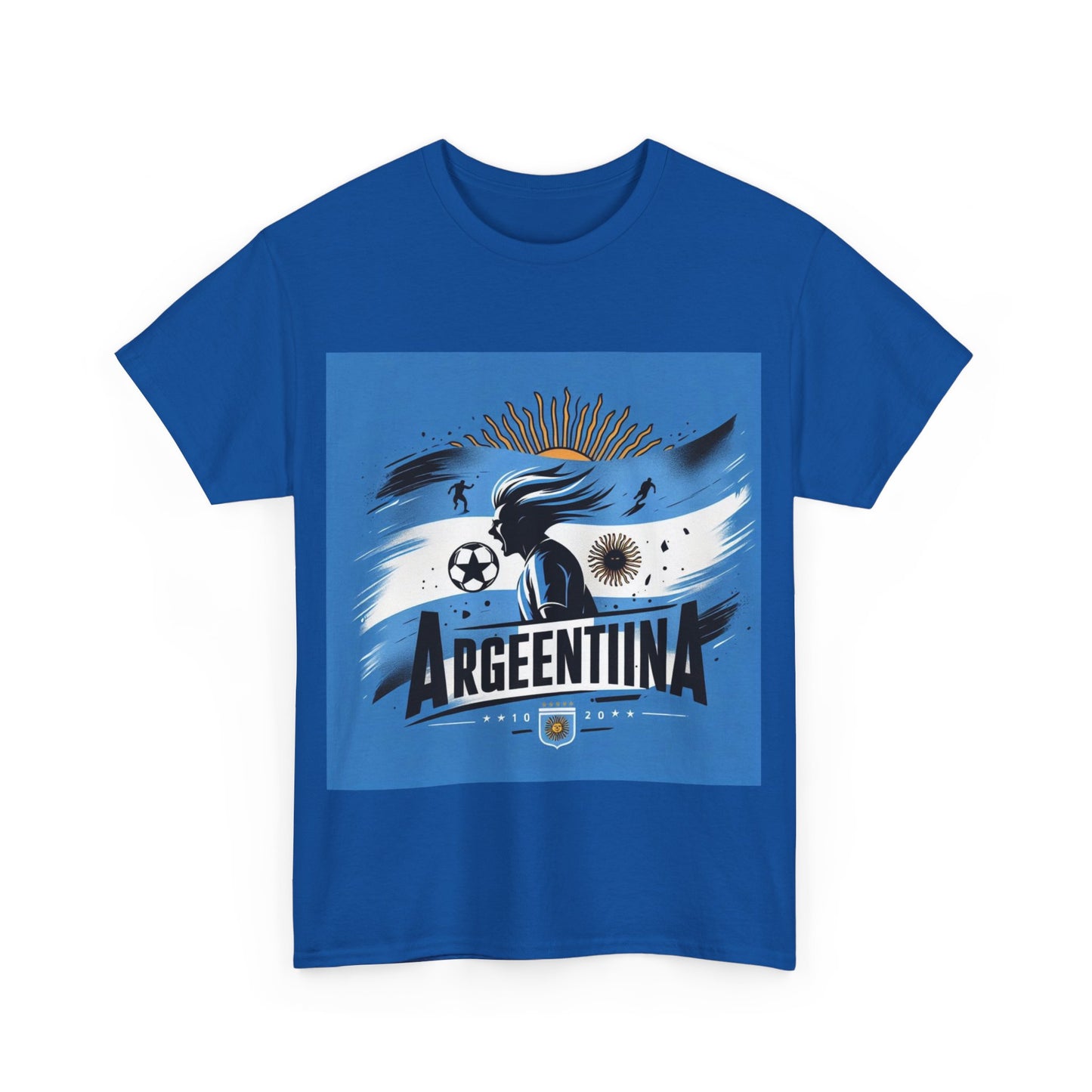 Flag Village Argentina Sporting Flag T-SHIRT Heavy Cotton Tee ARG0006