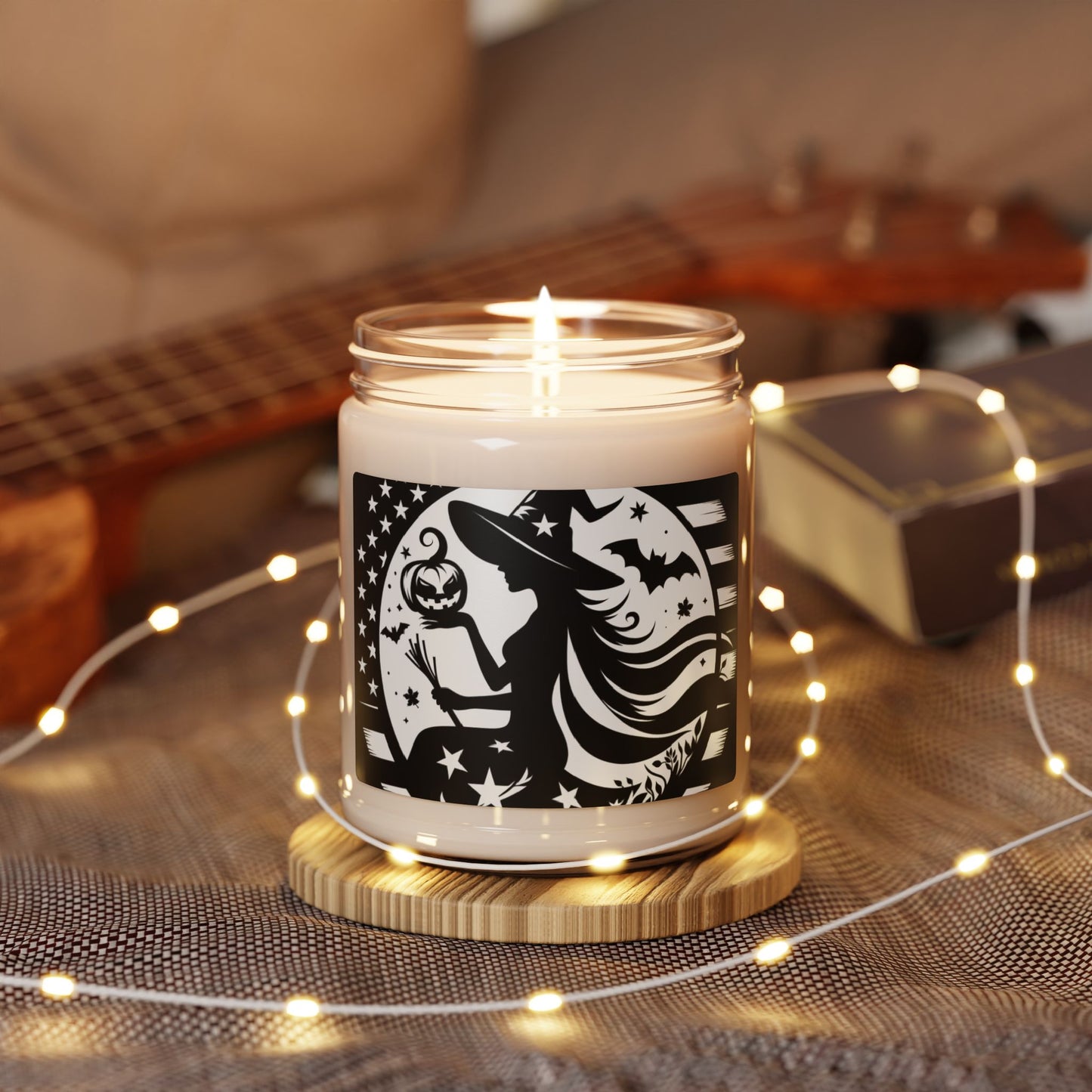 Flag Village Halloween Pretty Witch Scented Soy Candle, 9oz HW0040