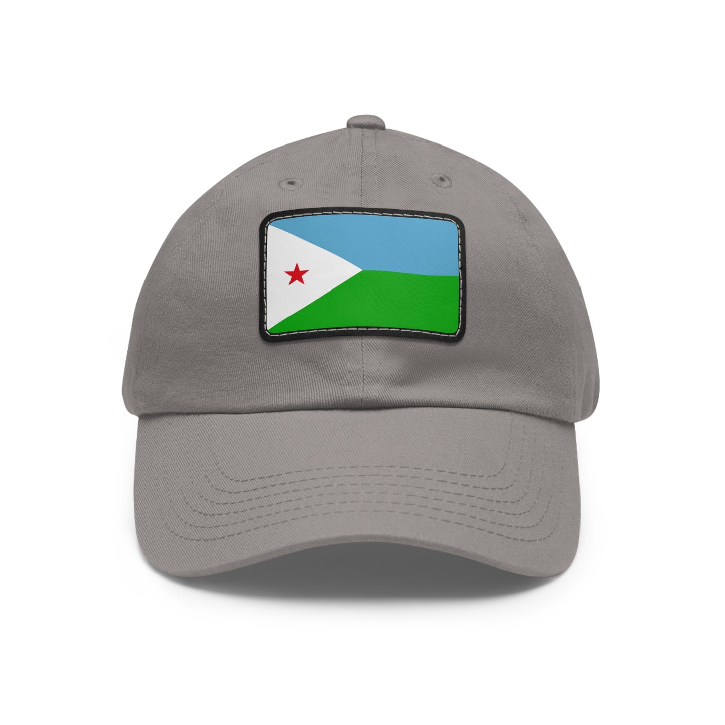 Flag Djibouti Flag Hat Cap with Leather Patch
